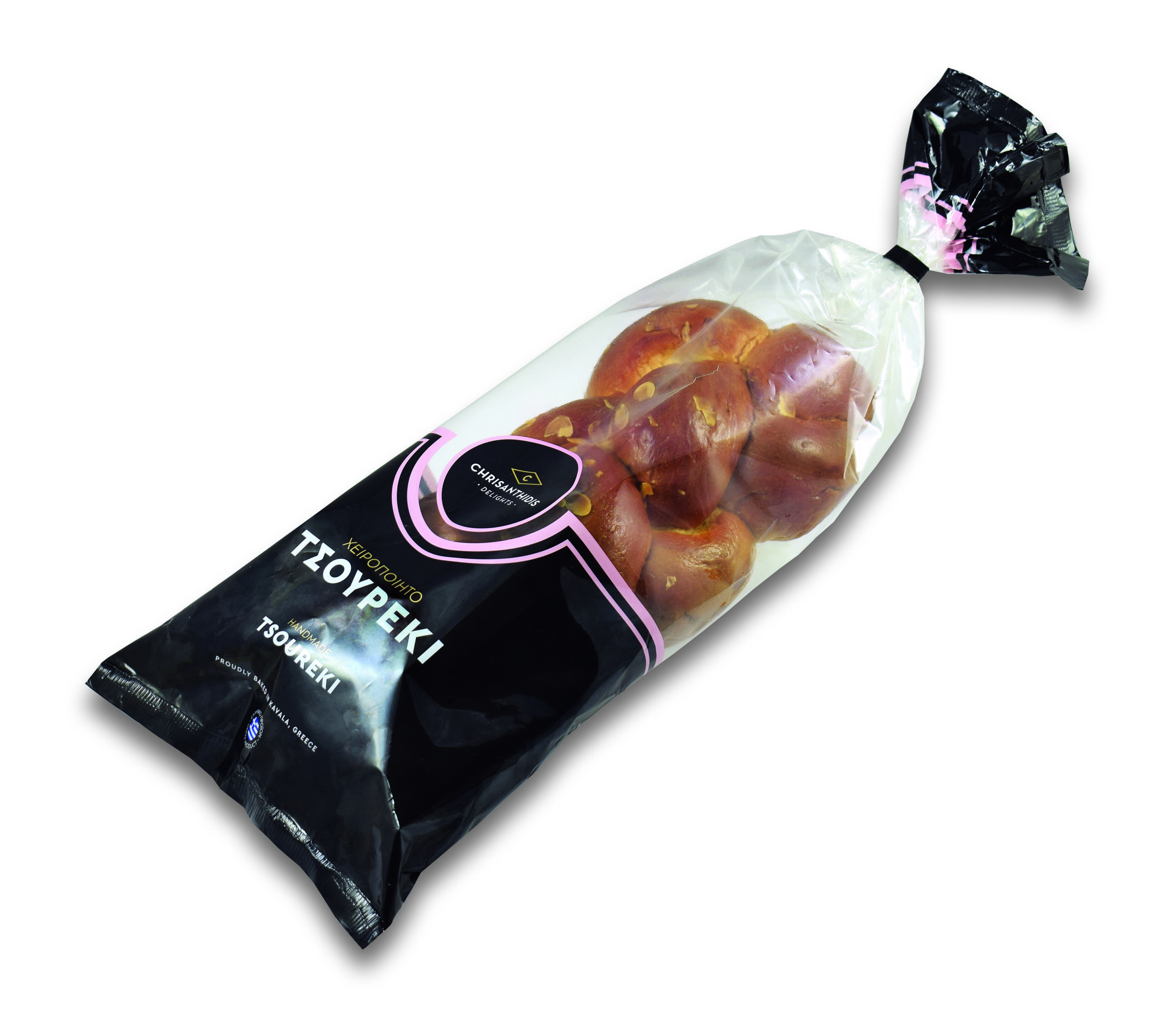 Chrisanthidis classic Tsoureki with Flaked Almonds 450g