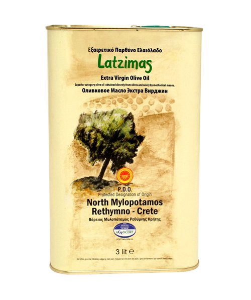 Latzimas Extra Virgin Olive Oil 3 litre tin